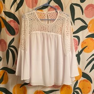 Lilly Pulitzer White eyelet top